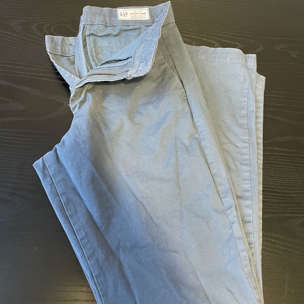 GAP Men's Light Blue Chinos